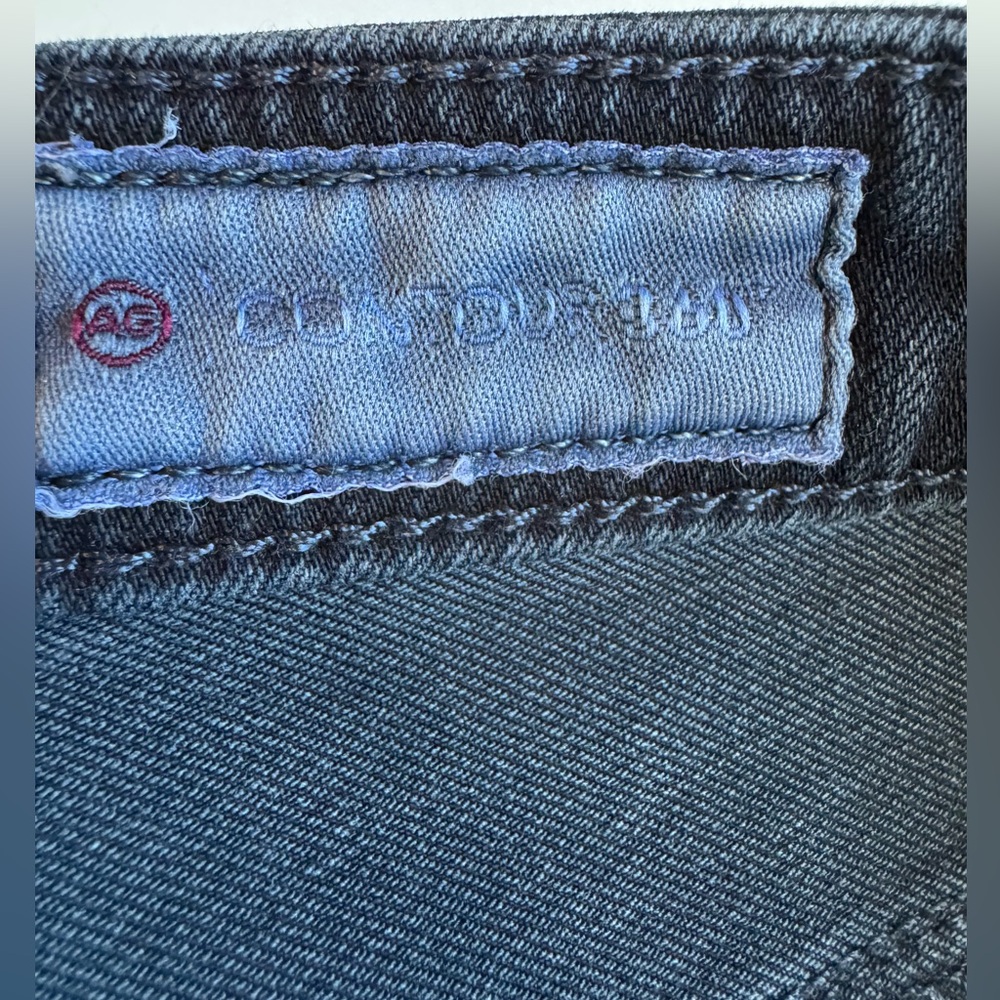 AG Adriano Goldschmied Prima Cigarette Leg Jeans Sulfur Deep Navy Size 27R - Picture 16 of 17